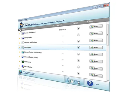 Download Microsoft Fix it Center – Fix PC Problems