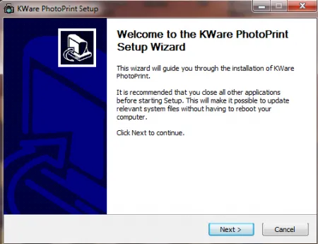 Installing Kware PhotoPrint