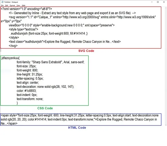 Code copied