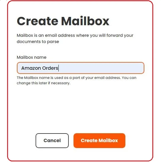 Create Mailbox
