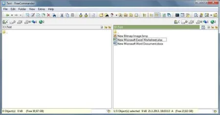 FreeCommander free file manager default window