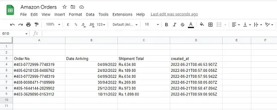 Google Sheets
