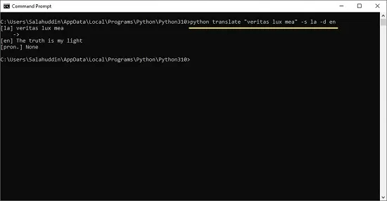 Googletrans tool