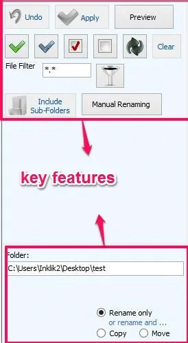Multi Renamer- file renamer-features