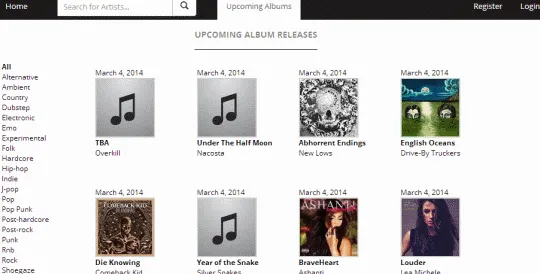 Musicupdated-Upcoming Albums