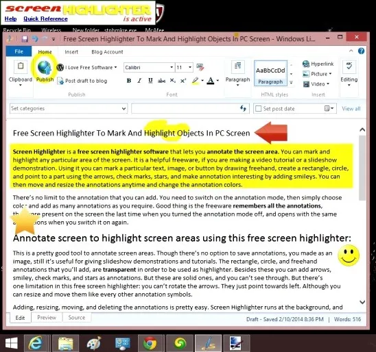 Screen Highlighter - highlighter