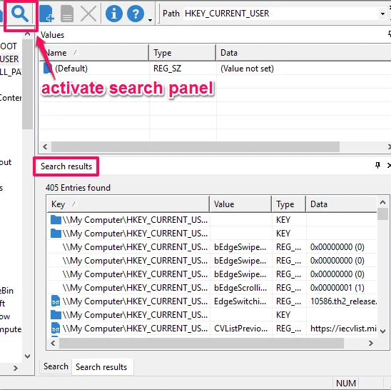 Search Panel