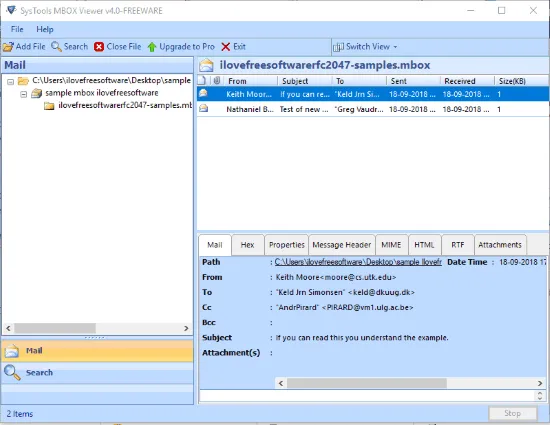 SysTools MBOX Viewer
