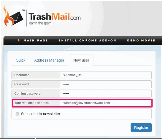 Trash-mail
