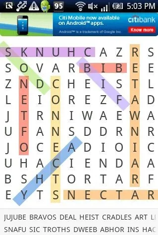 Word Search Start Page