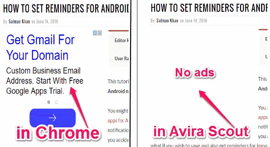 block ads