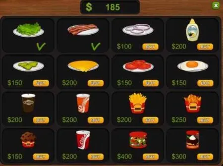 Windows 10 Burger Making Game App: Burger Chef