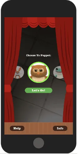 choose your puppet from the row