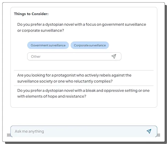 Hyper-Specific Suggestions