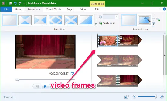 How to Zoom a Part of a Video Using Windows Movie Maker