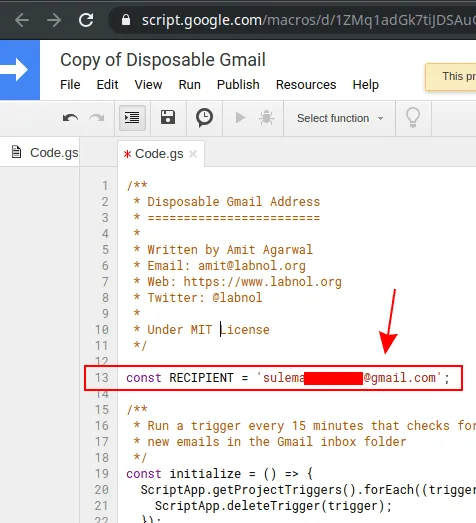 google apps script