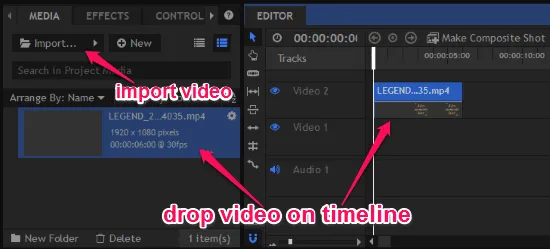 How to Zoom Any Specific Part of a Video Using HitFilm Express