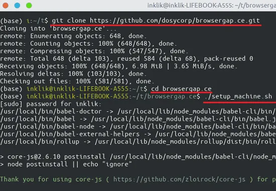 install browser