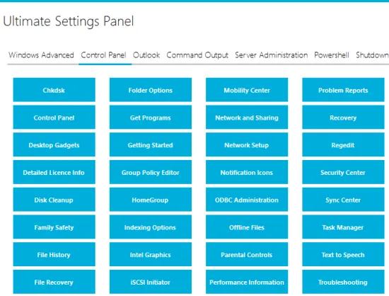 main interface