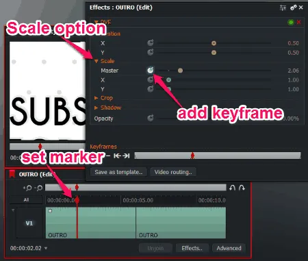 How to Add Zoom a Video using Lightworks