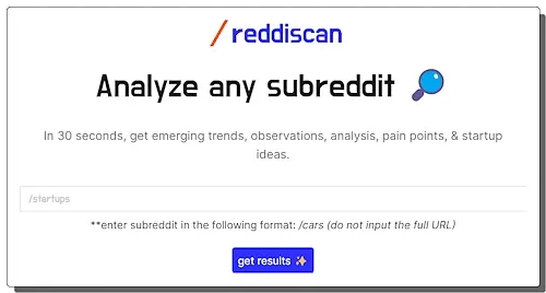 Analyze a Subreddit for Trends, Ideas, Insights, and more