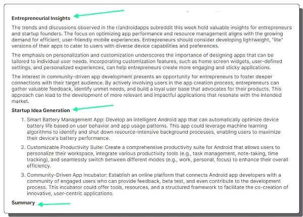 Entrepreneurial Insights and Startup Ideas