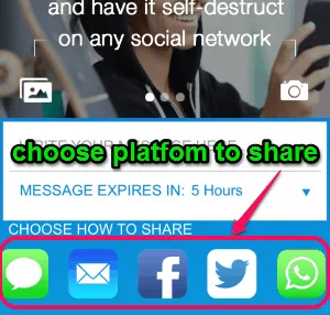 share message