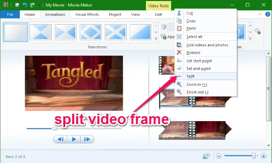 How to Zoom a Part of a Video Using Windows Movie Maker