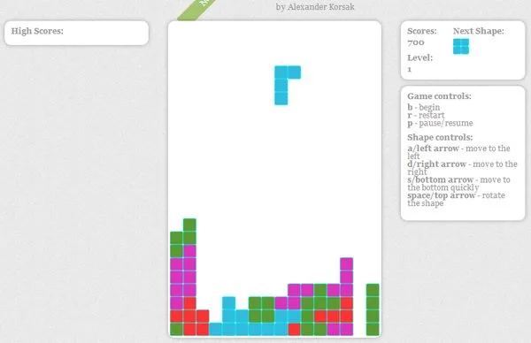 tetris extensions for google chrome