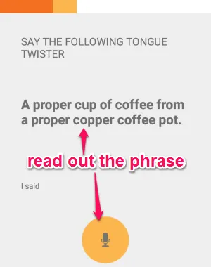 tongue twister