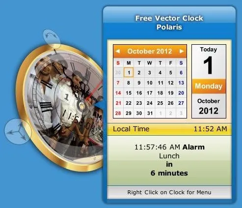 vector clock customized